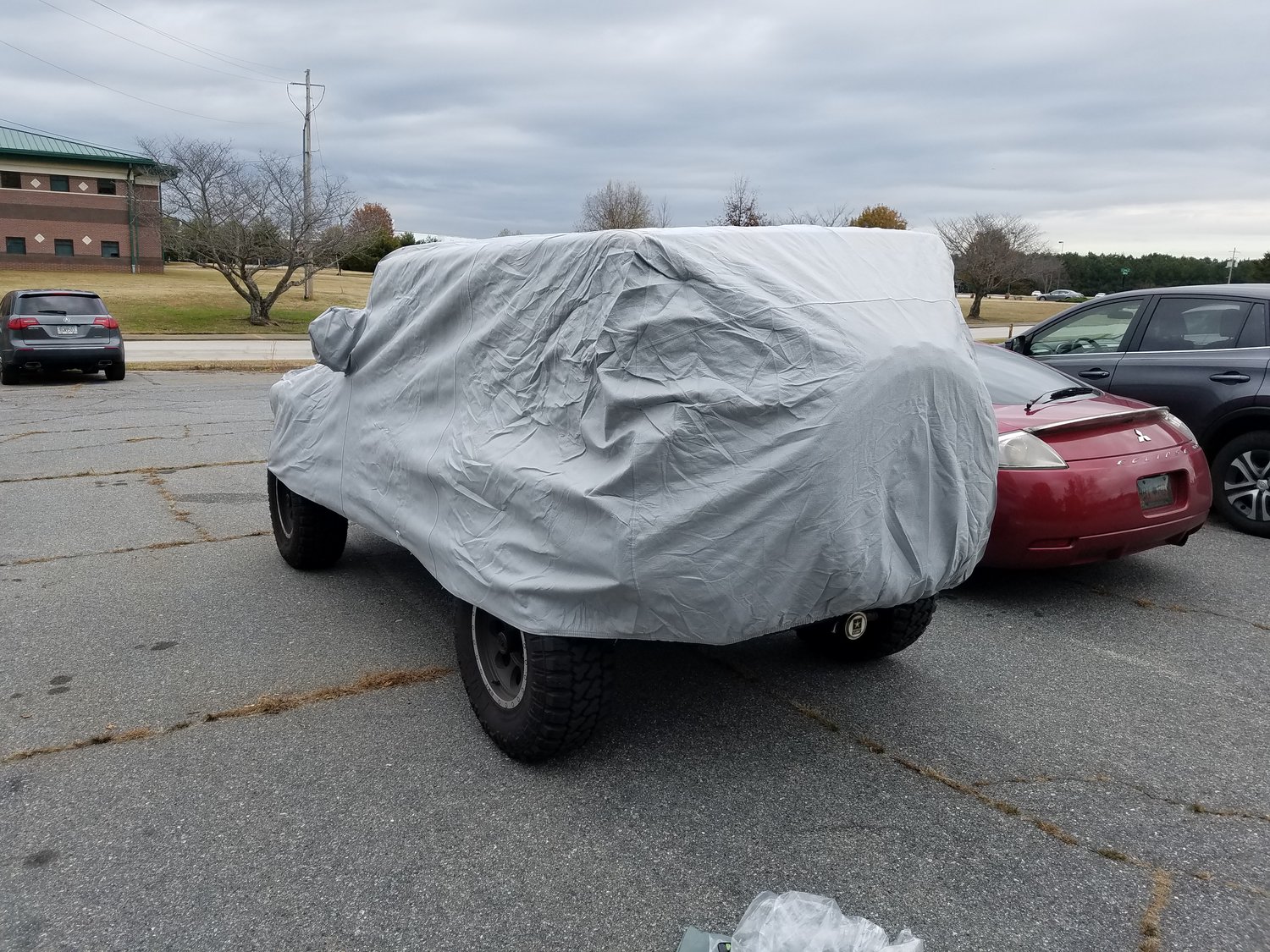 Quadratec Softbond 5Layer Full Car Cover for 0722 Jeep Wrangler JK